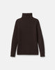CABLED STAND COLLAR SWEATER