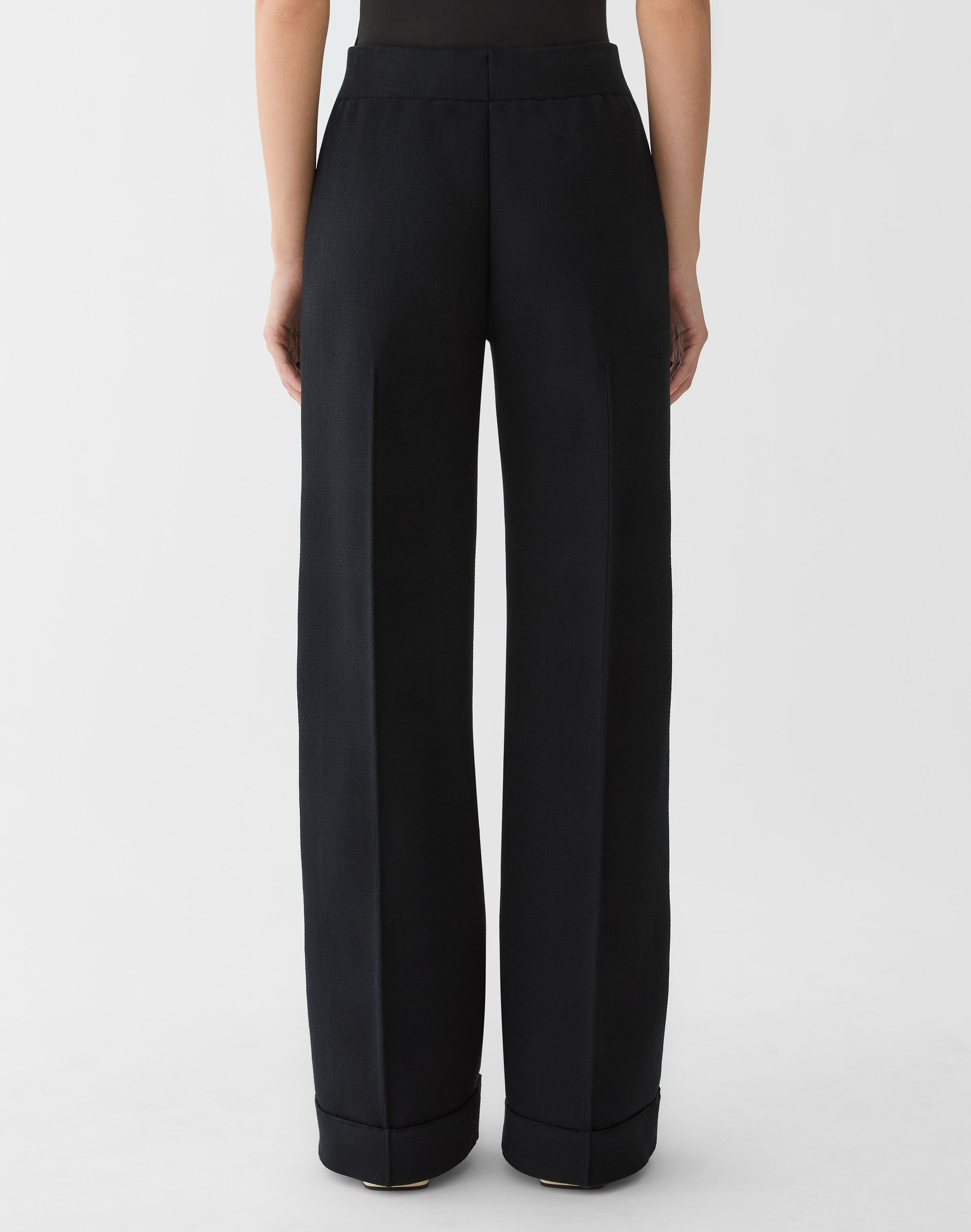 RESPONSIBLE MATTE CREPE THOMAS KNIT PANT