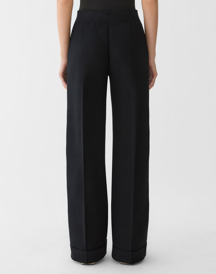 RESPONSIBLE MATTE CREPE THOMAS KNIT PANT