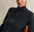 COTTON SILK BOMBER CARDIGAN