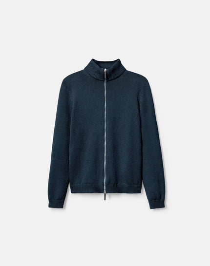 COTTON SILK BOMBER CARDIGAN