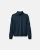 COTTON SILK BOMBER CARDIGAN