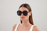 57MM OVERSIZE SUNGLASSES