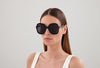 57MM OVERSIZE SUNGLASSES