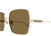LETTERING LOGO METAL SUNGLASSES
