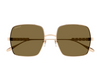 LETTERING LOGO METAL SUNGLASSES