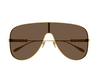 LETTERING LOGO METAL MASK SUNGLASSES