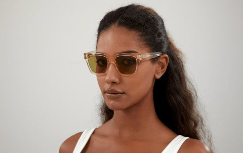 54MM UNISEX RECTANGLE SUNGLASSES