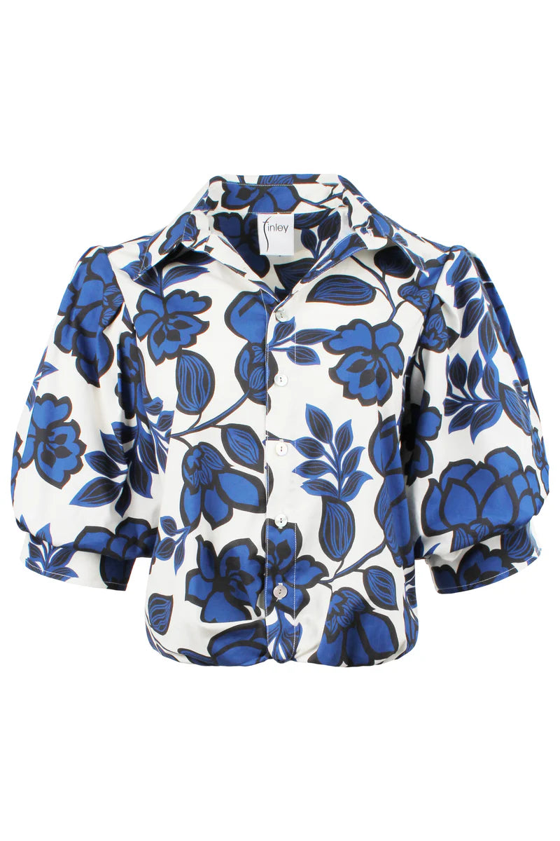 BOMBA SHIRT NAVY ROSES