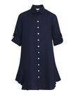 AGATHA WASHED LINEN SHIRT DRESS