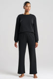 NOVA COZY BRUSHED KNIT  EERYWHERE STRAIGHT LEG PANTS