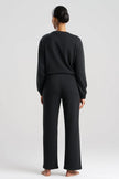 NOVA COZY BRUSHED KNIT  EERYWHERE STRAIGHT LEG PANTS