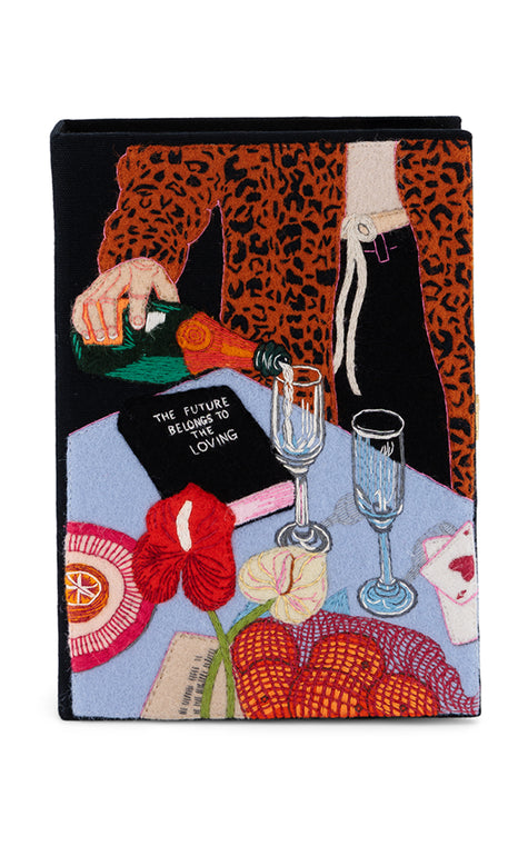 THE LOVING BOOK CLUTCH STRAPPED