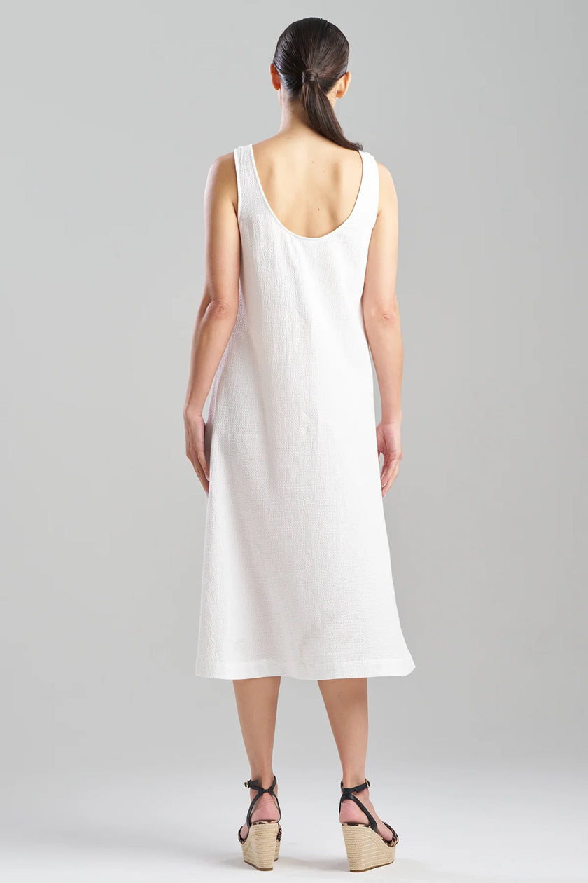 ONSEN COTTON TANK SLIP DRESS