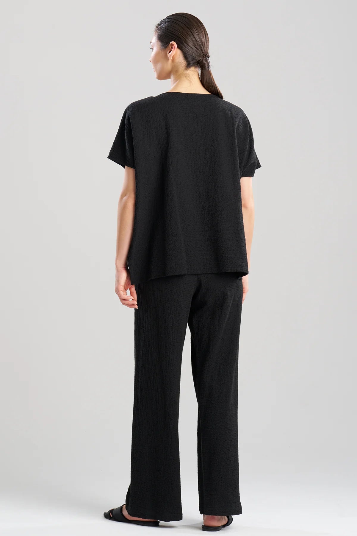 ONSEN COTTON WEDGE TOP