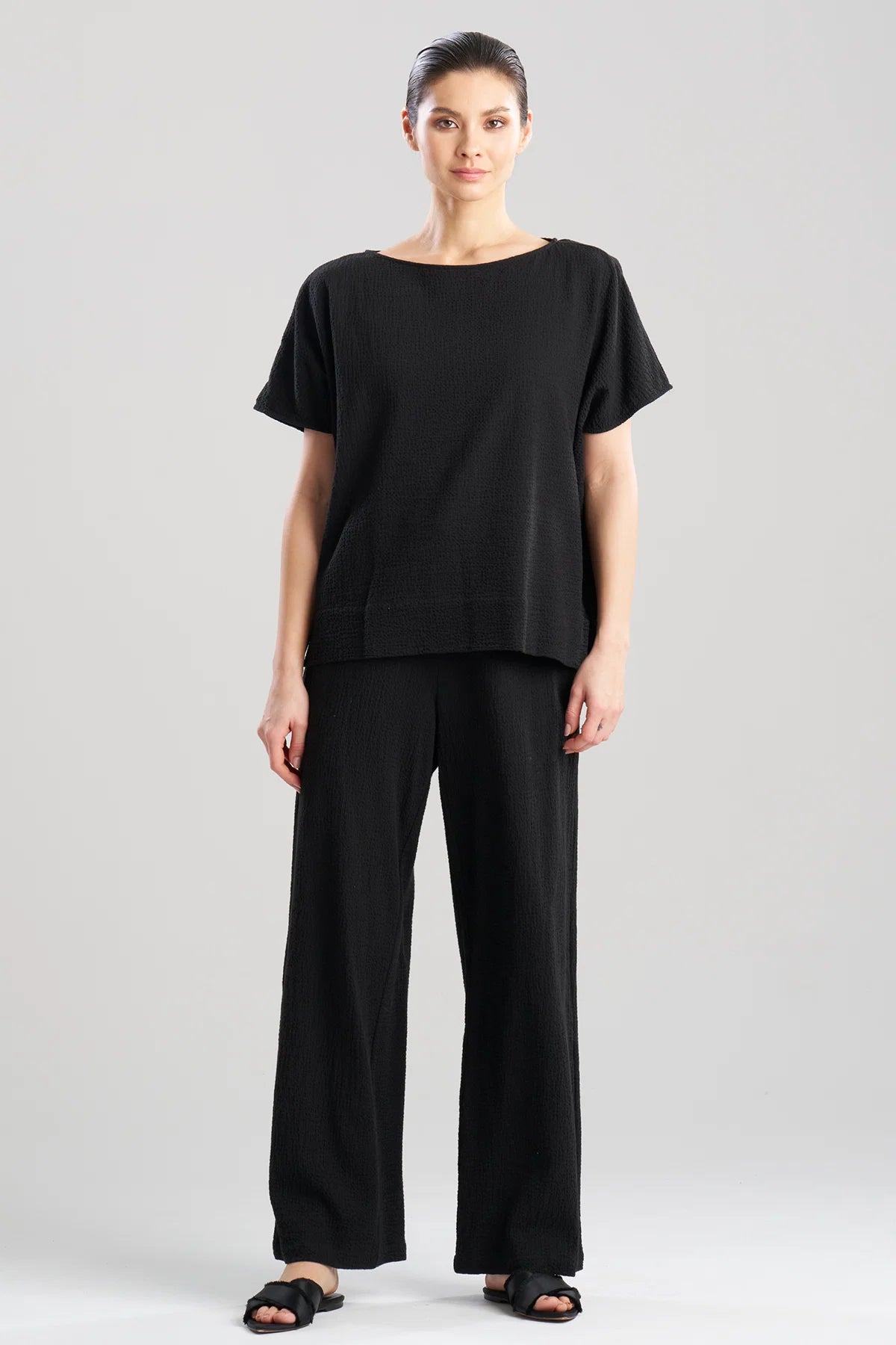 ONSEN COTTON WEDGE TOP