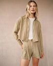 OVERSIZED CROPPED SHACKET