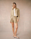 OVERSIZED CROPPED SHACKET