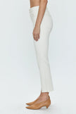 LENNON HIGH RISE CROP BOOT JEAN IN SAND STONE