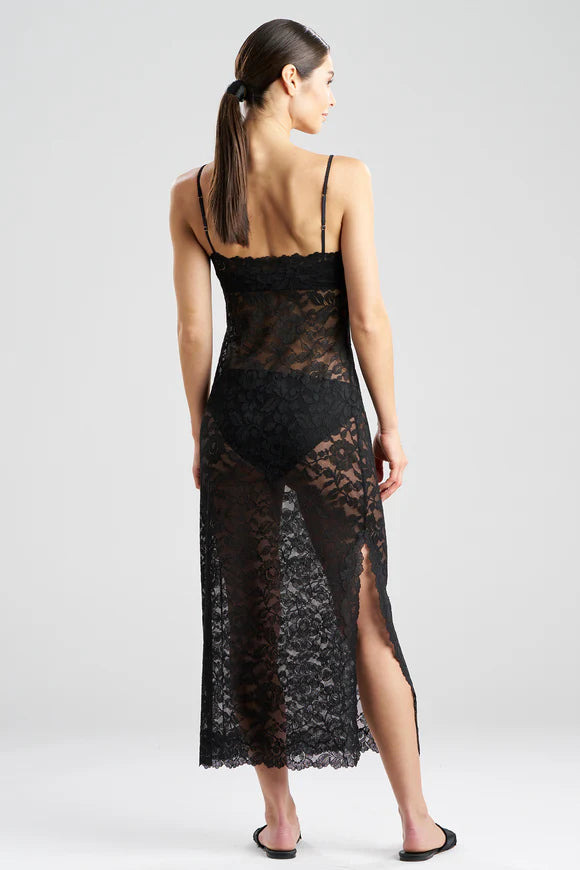 PEONY ALLOVER LACE SLIP DRESS