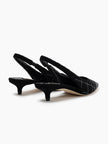 PEARLA 35 SLINGBACK PUMP BLACK