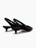 PEARLA 35 SLINGBACK PUMP BLACK