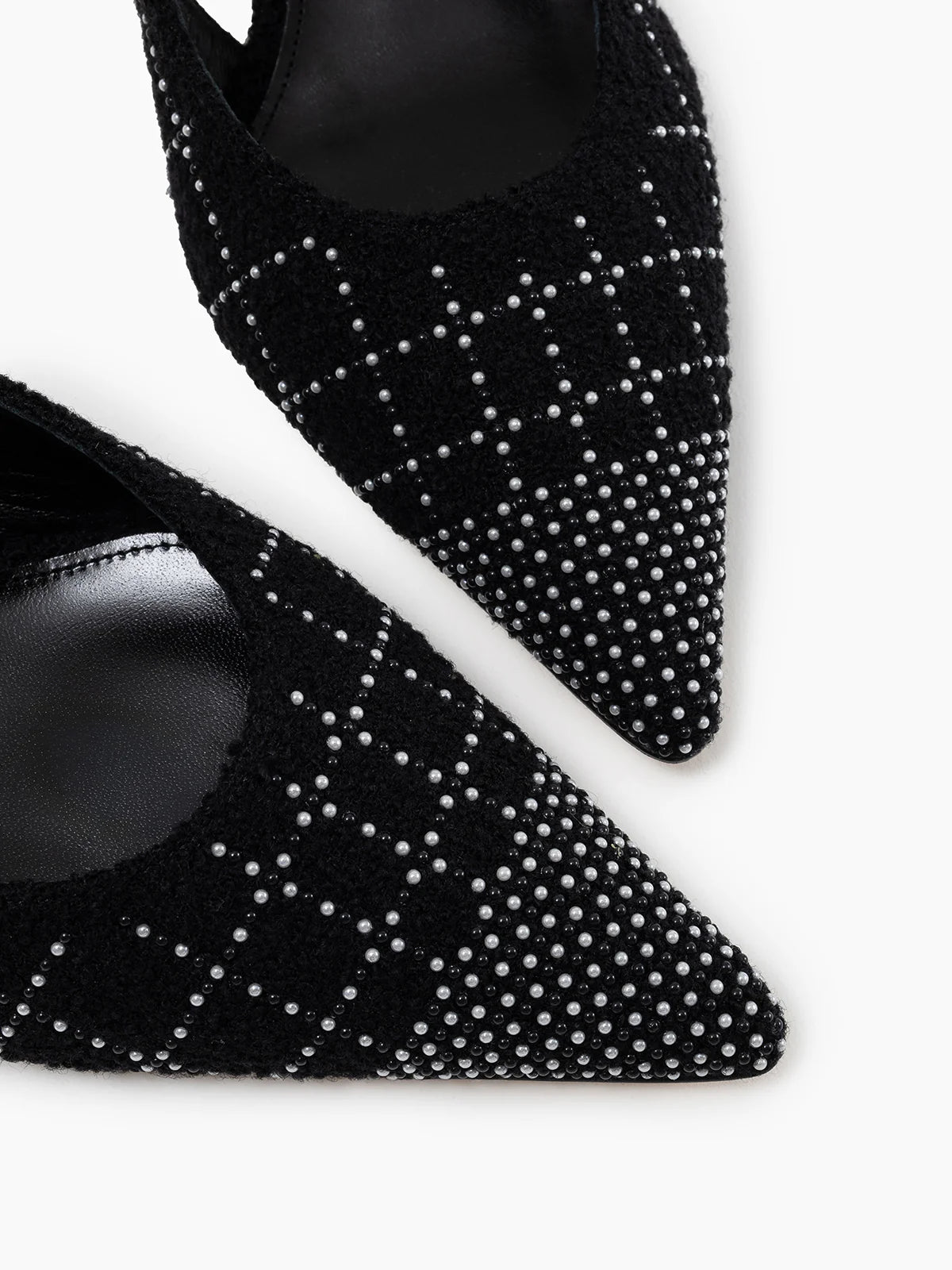 PEARLA 35 SLINGBACK PUMP BLACK