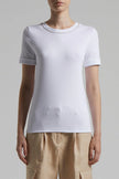 EMBROIDERED NECKLINE TEE