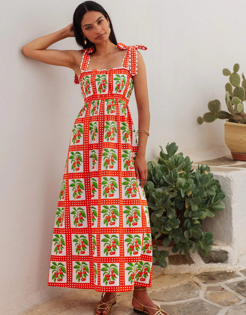 CHERRY PICNIC IMMY DRESS