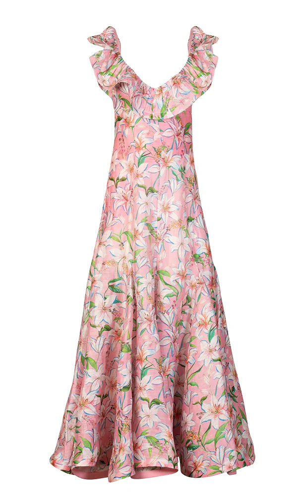 PINKY LILY BLOSSOM DRESS