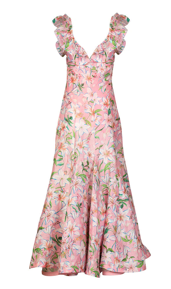 PINKY LILY BLOSSOM DRESS