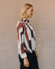 PLEATED BUTTON DOWN MORDERN ART PRINT