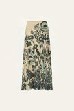 POEMS OF THE SEA SKIRT IN ECRU AND GREEN
