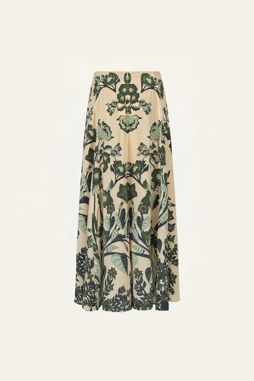 POEMS OF THE SEA SKIRT IN ECRU AND GREEN