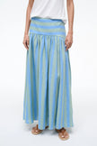 PROCIDA LINEN SKIRT SEAPORT STRIPE