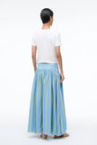 PROCIDA LINEN SKIRT SEAPORT STRIPE