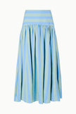 PROCIDA LINEN SKIRT SEAPORT STRIPE