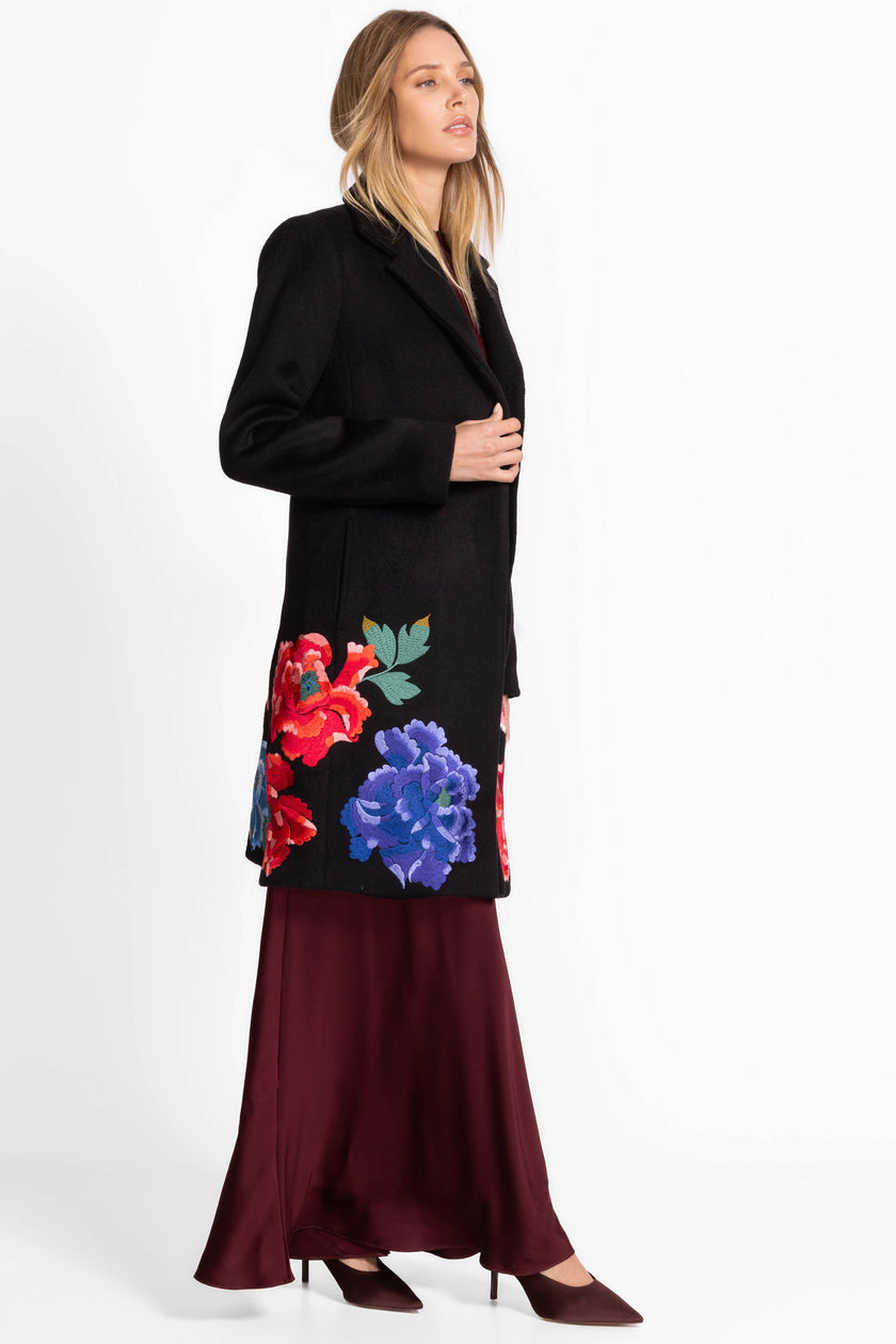SONDRA EMBROIDERED COAT
