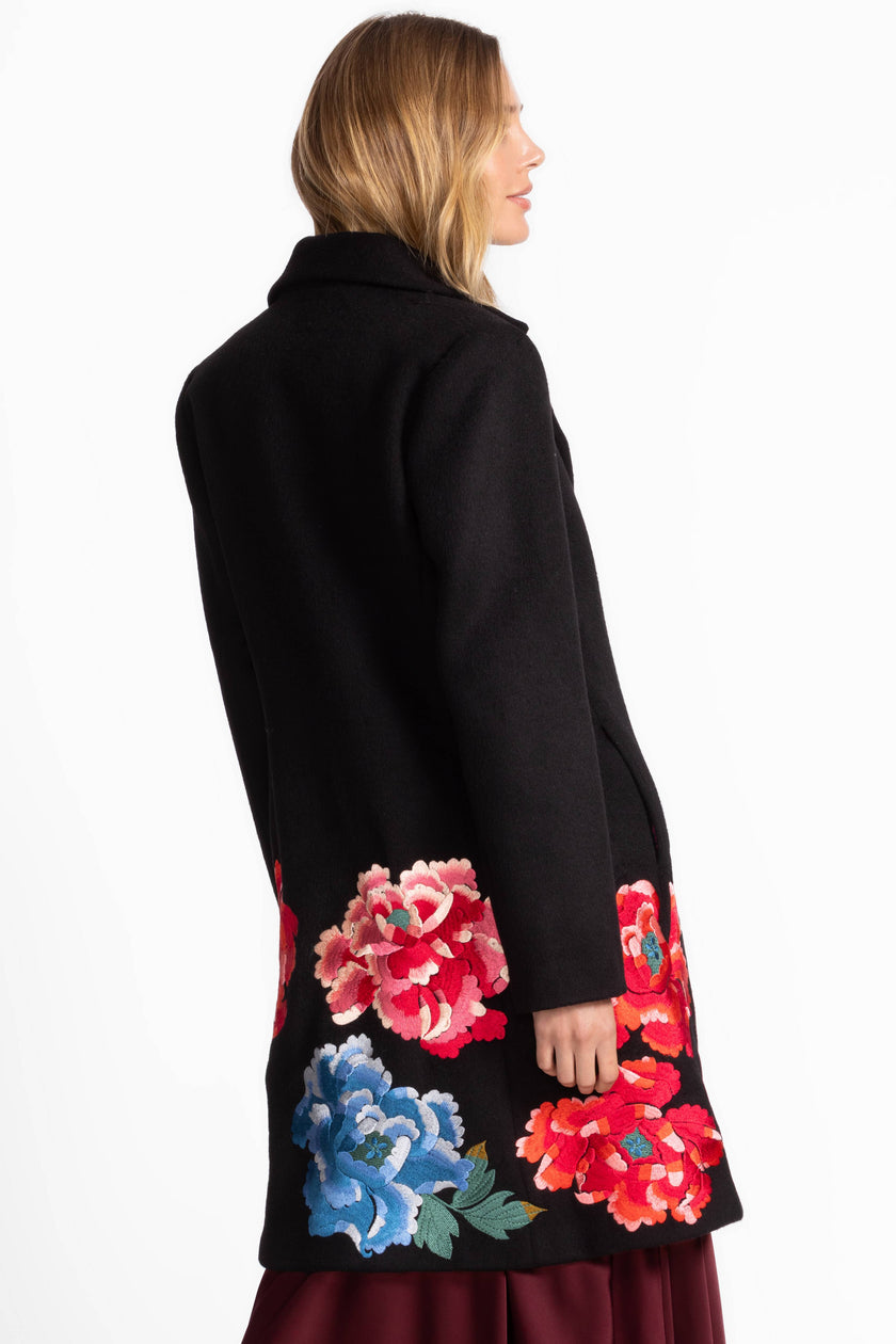 SONDRA EMBROIDERED COAT
