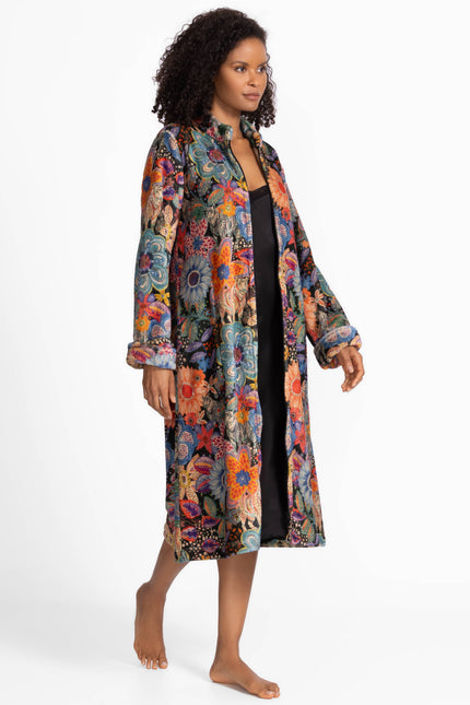 ZIP UP ROBE IN CAETANA