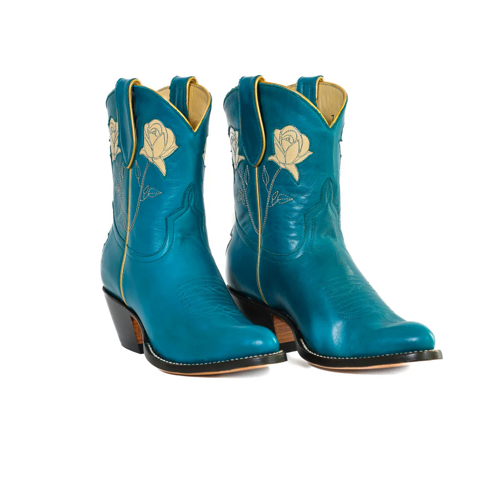 SAN ANTONIO ROSE SHORTIE WOMENS COWBOY BOOT