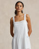 TIERED COTTON VOILE SLEEP DRESS