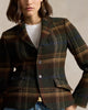 PLAID WOOL BLAZER