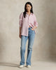 OVERSIZED FIT STRIPED LINEN SHIRT