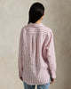 OVERSIZED FIT STRIPED LINEN SHIRT