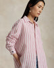 OVERSIZED FIT STRIPED LINEN SHIRT