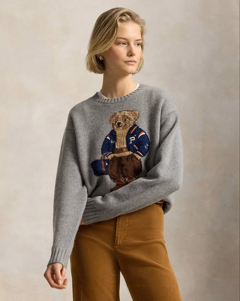 POLO BEAR WOOL CASHMERE SWEATER