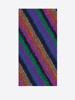 LEOPARD RAINBOW SCARF