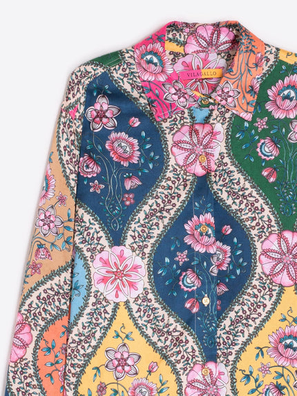 DONIA FLORAL DESIGN SHIRT