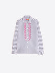 LIONETTA RUFFLE FRONT SHIRT